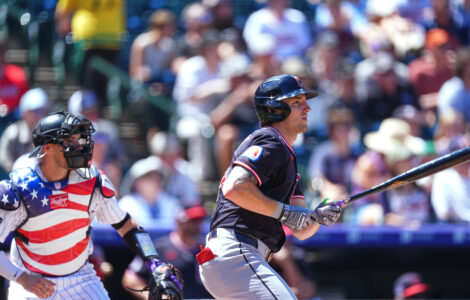 Chase DeLauter hits 2 triples and the Guardians beat the Rockies 7-2 to sweep their 3-game series